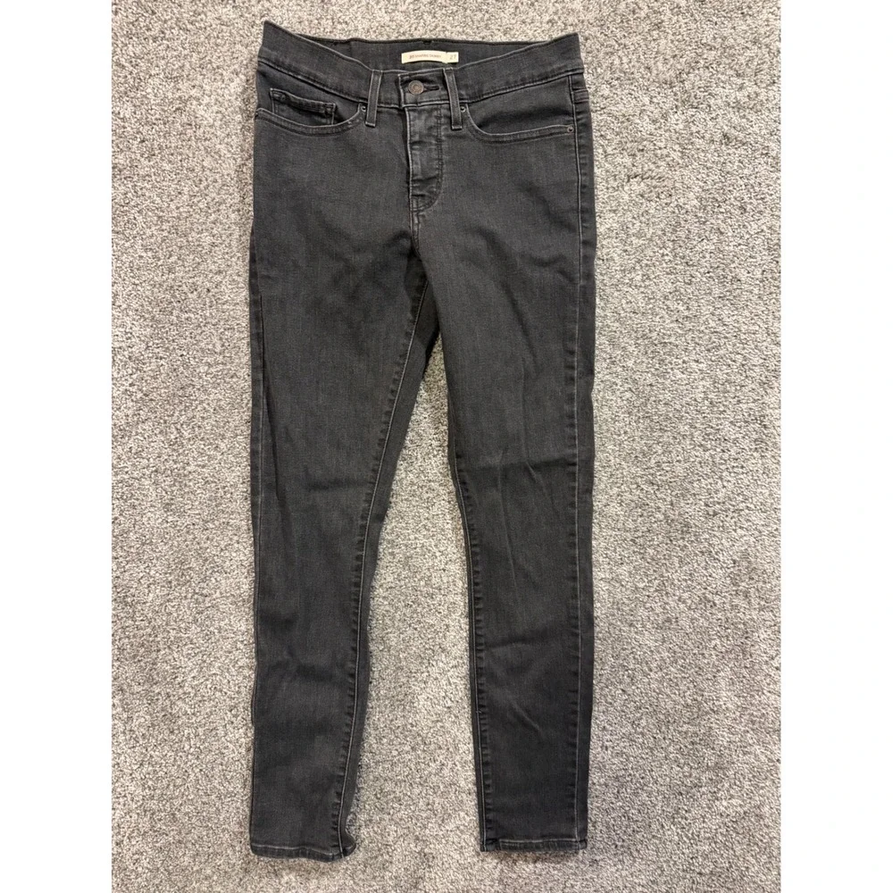 Levis‎ 311 Jeans Womens 27 Black Shaping Skinny Dark Wash Denim